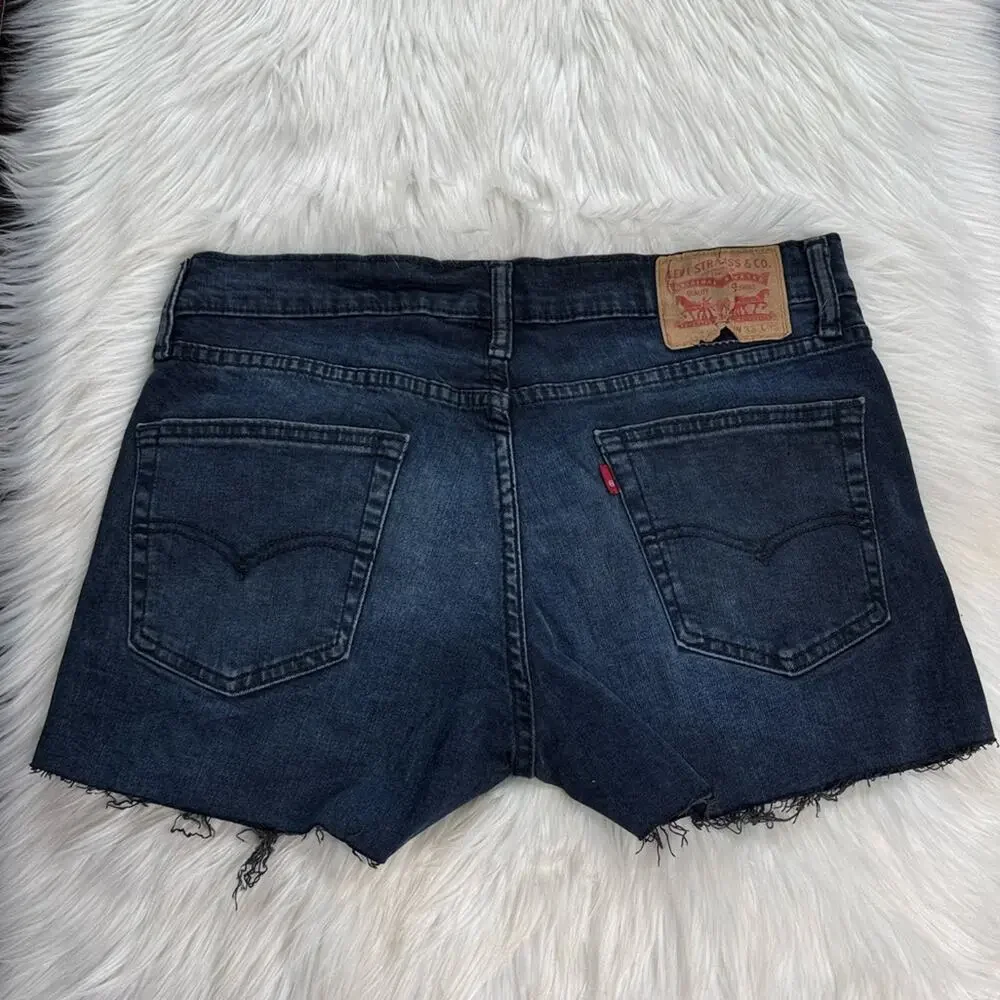Levi’s 511 Dark Wash Cut From Men's Jeans Denim Cutoffs